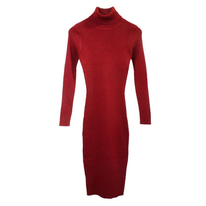 Turtleneck Sweater Dress