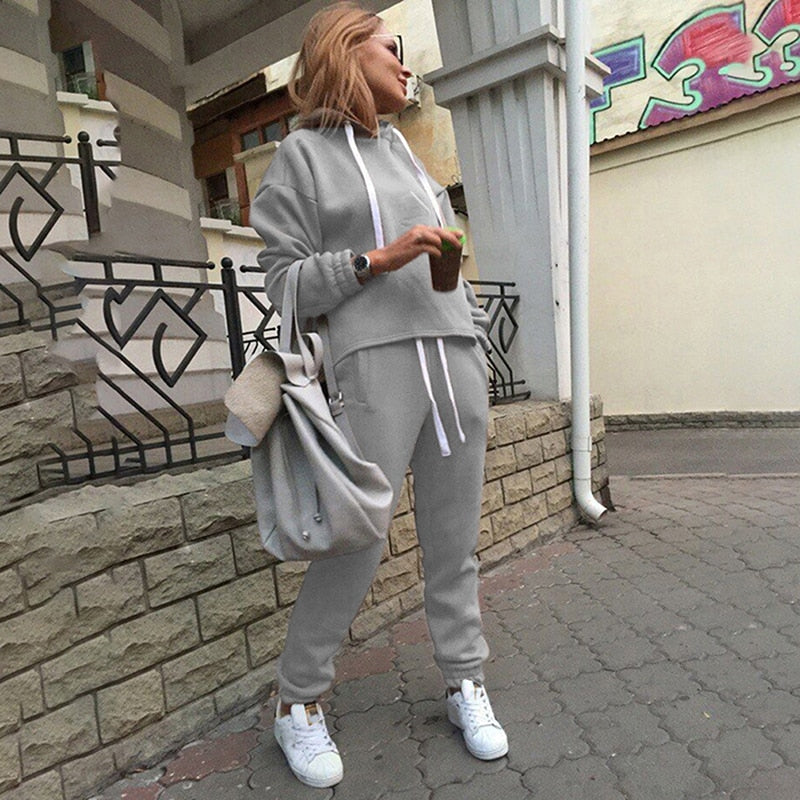 Loose Hooded Tracksuit