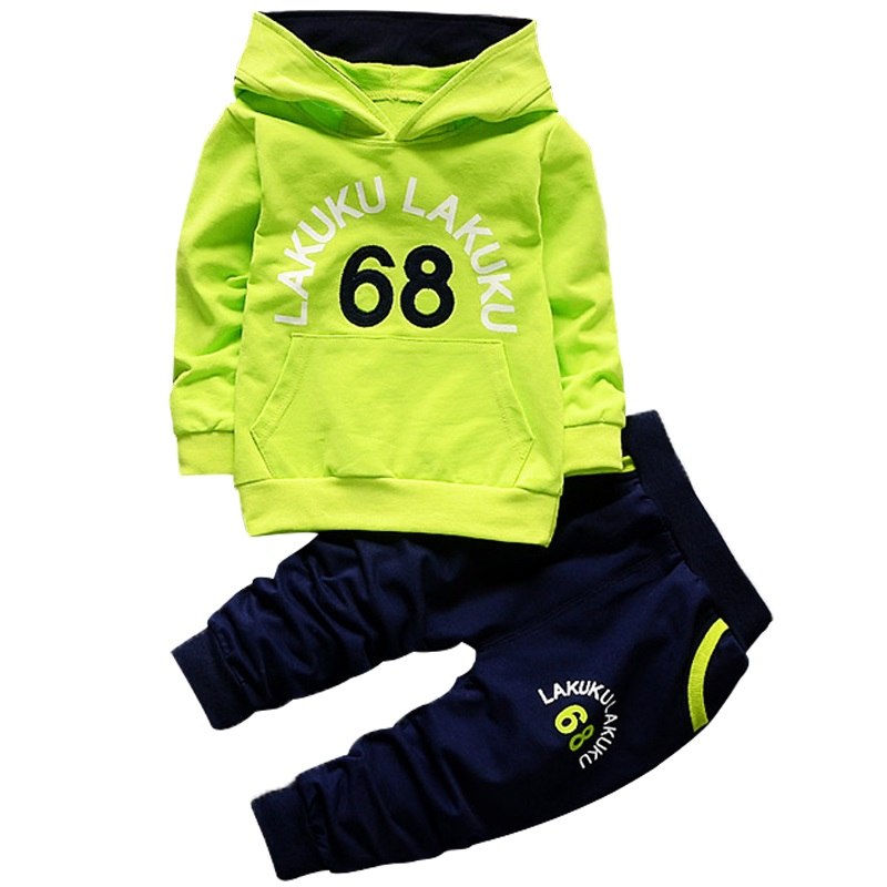 New Spring Autumn Boy's Girl's Clothing Sets Sport Pullover Set Fashion Kid 2pic Suits Set Toddler Striped Tracksuit baby