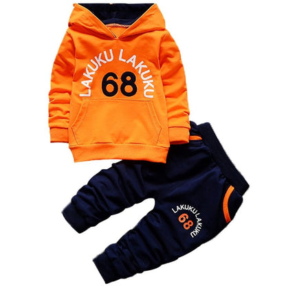 New Spring Autumn Boy's Girl's Clothing Sets Sport Pullover Set Fashion Kid 2pic Suits Set Toddler Striped Tracksuit baby