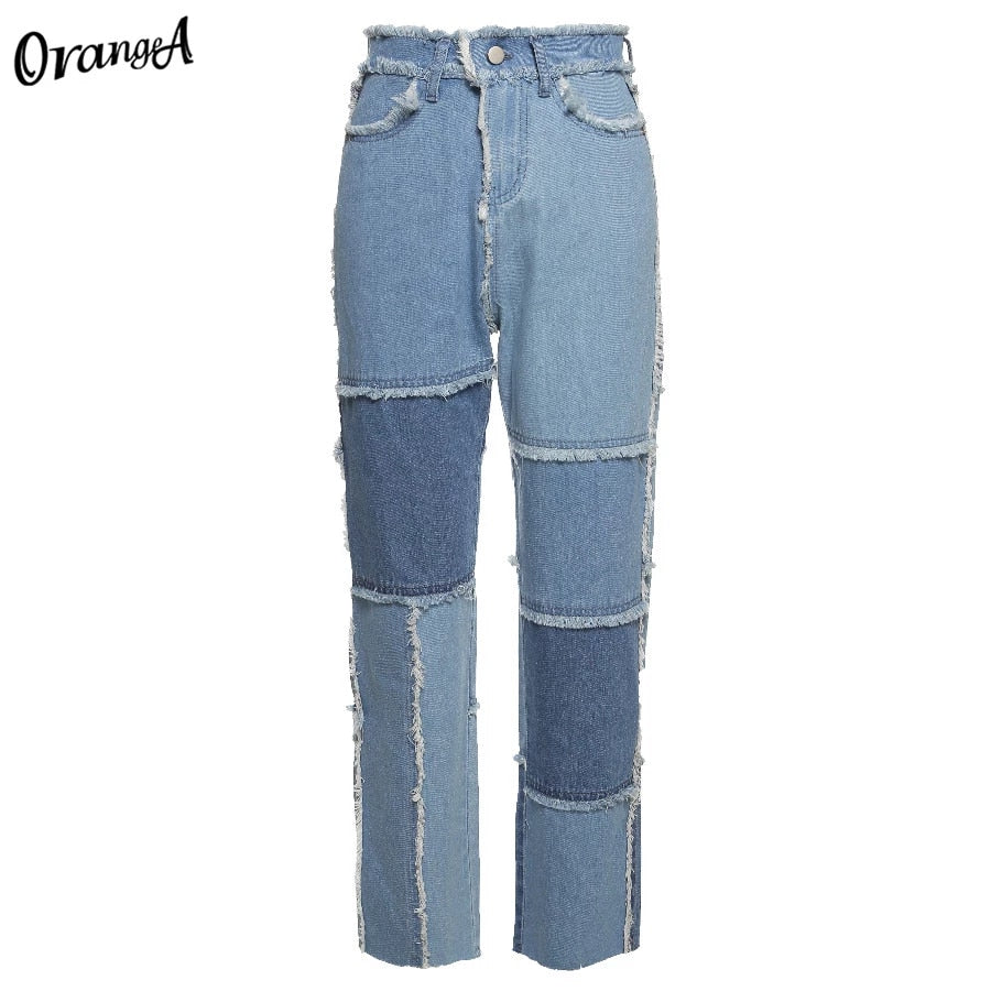 casual high waist jeans