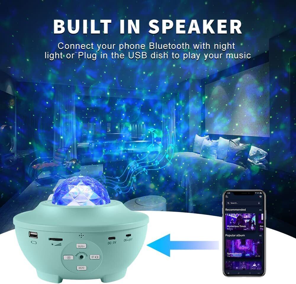 Projector Galaxy Starry Night Light