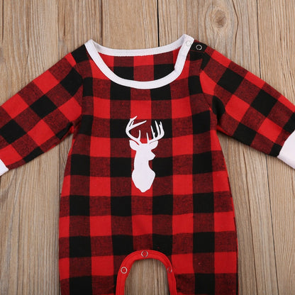 Christmas Plaid bebes clothes