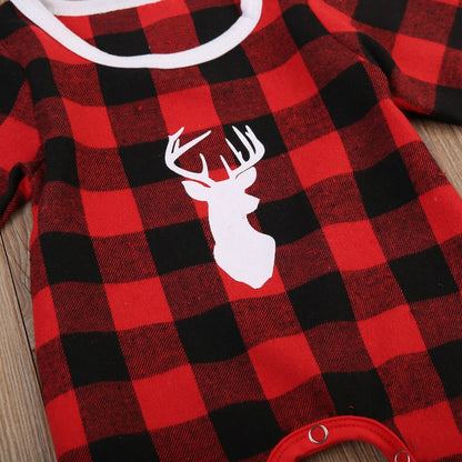 Christmas Plaid bebes clothes