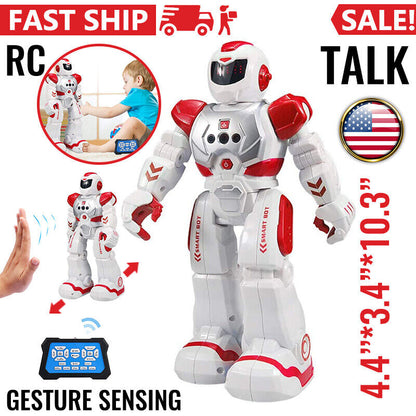 RC Red Robot Toy, Talking Dancing Robots