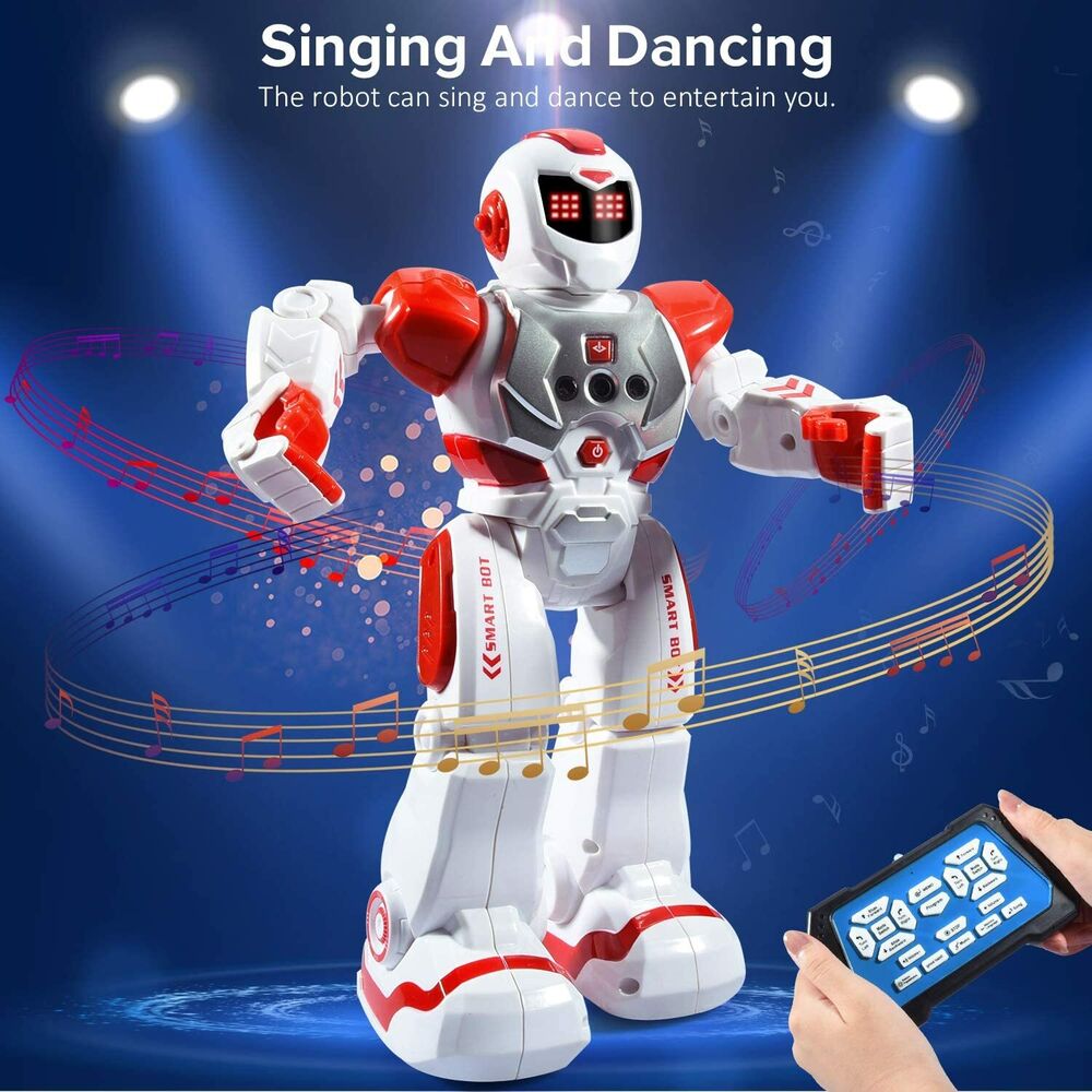 RC Red Robot Toy, Talking Dancing Robots