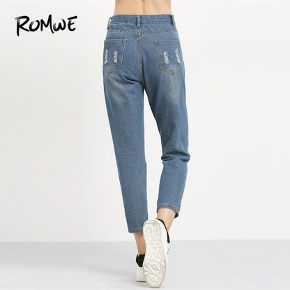 Woman High Waist Jeans