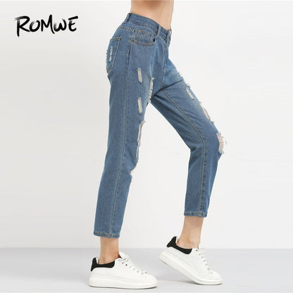 Woman High Waist Jeans