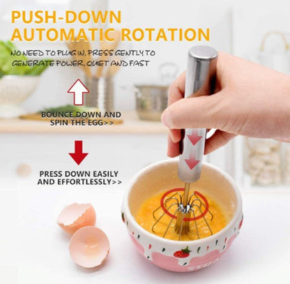 Semi-Automatic Egg Whisk