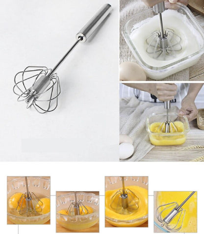 Semi-Automatic Egg Whisk