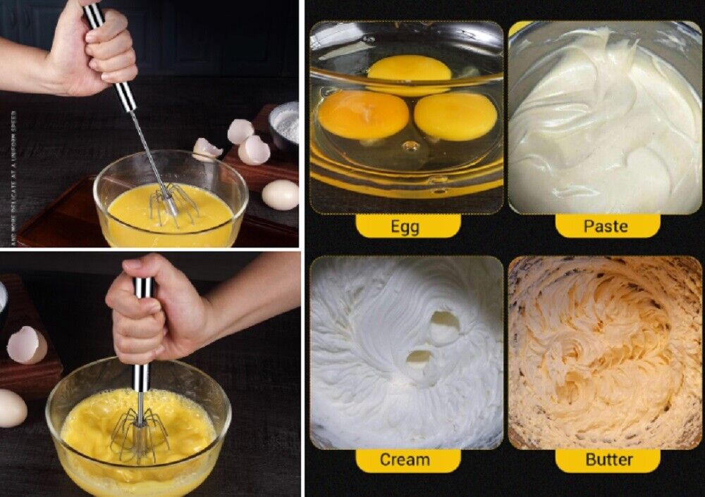 Semi-Automatic Egg Whisk