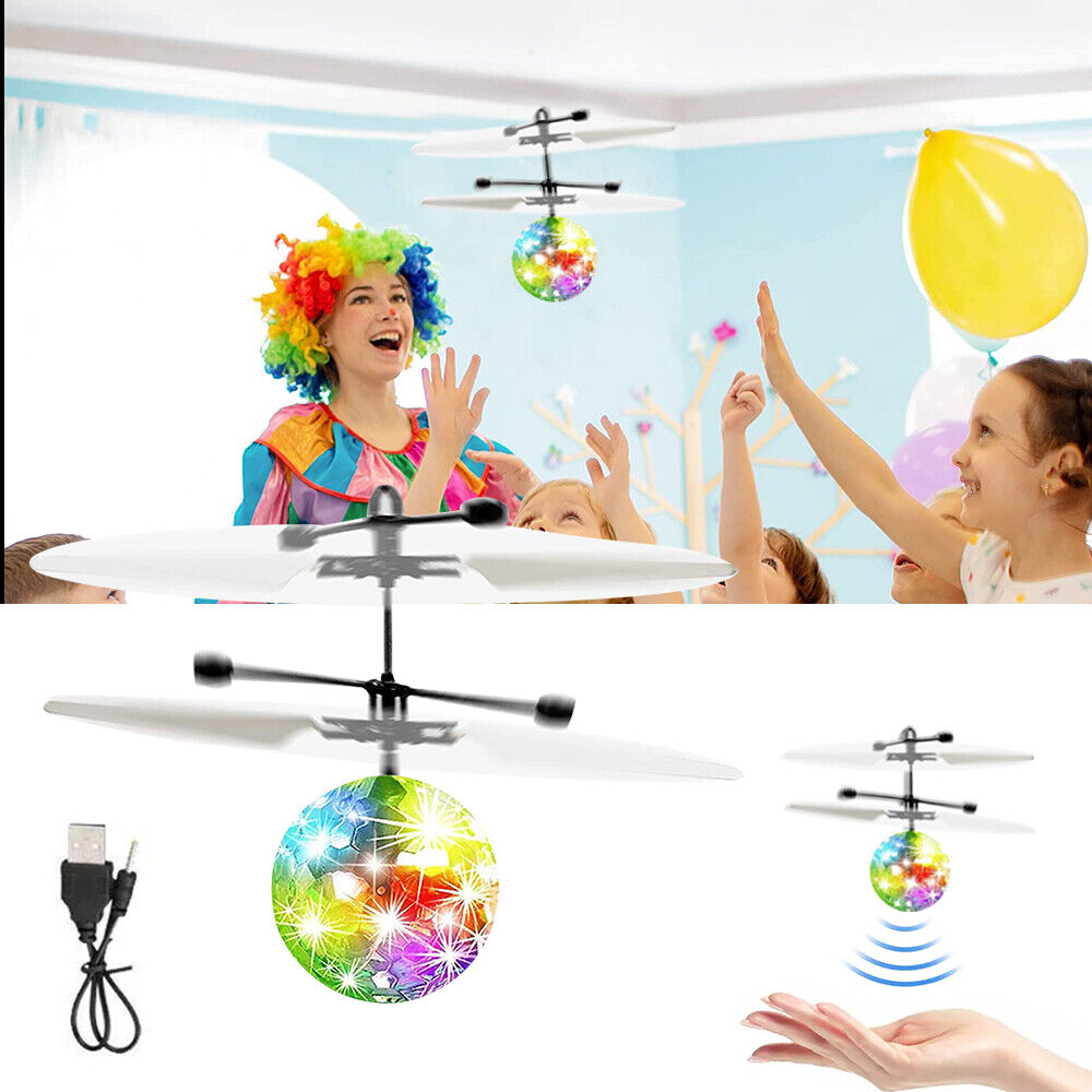 Toys for Boys Flying Ball LED Kids Birthday Gifts