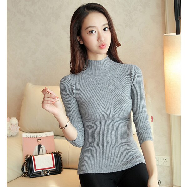 Winter Tops Women Knitted Pullovers