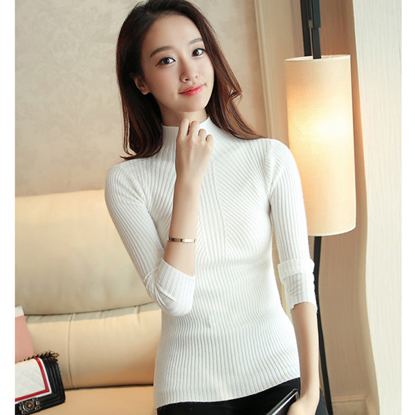 Winter Tops Women Knitted Pullovers