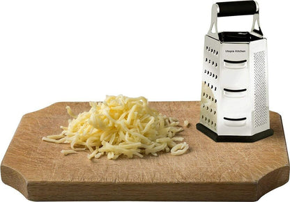 6 Sided Cheese Shredder Stainless Steel