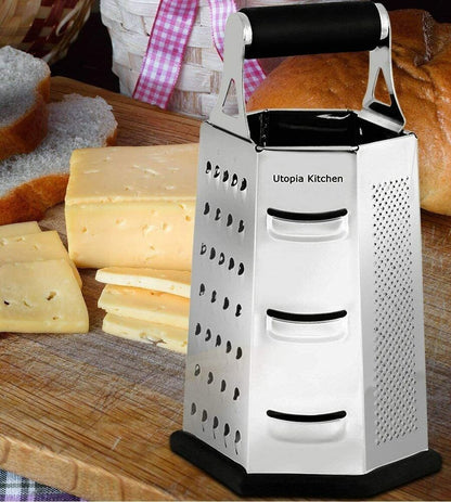 6 Sided Cheese Shredder Stainless Steel