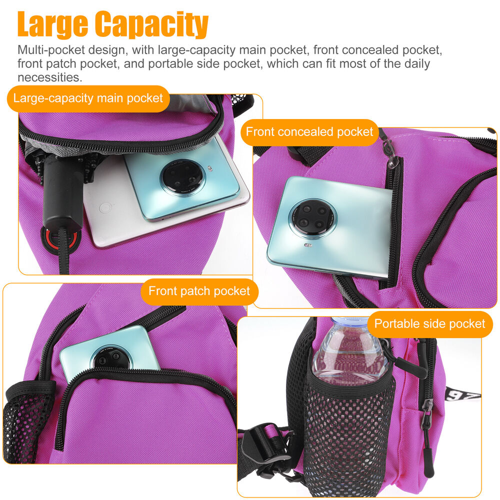 Waterproof Chest Pack Travel Shoulder Sling Backpack