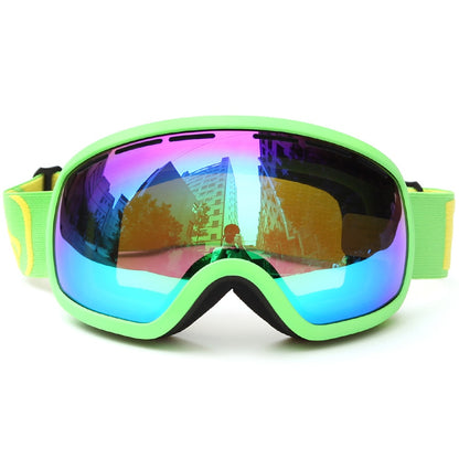 Winter Windproof Snowboard Glasses Skiing Goggles UV Protection Anti-fog Anti-slip Strap Ski Goggles Snowboarding Ski Eyewear