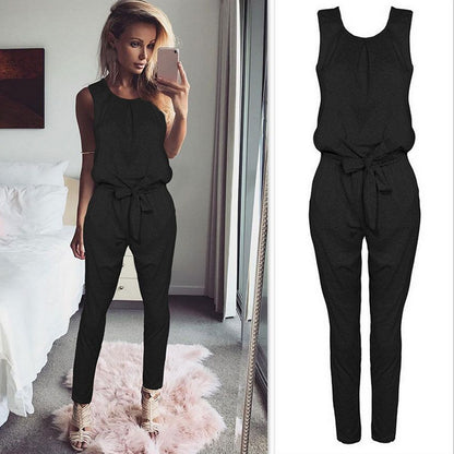 Casual Bandage Evening Party Playsuit