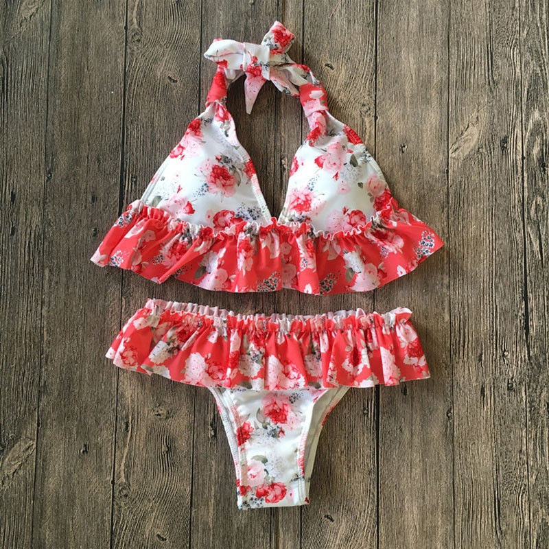 Women Bikini Set New Floral Swimsuit Women Push Up Two Piece Swimwear Triangle Swimwear Bathing Suit Swimming Costume Beach Wear