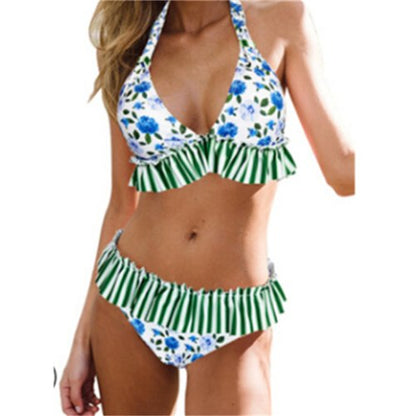 Women Bikini Set New Floral Swimsuit Women Push Up Two Piece Swimwear Triangle Swimwear Bathing Suit Swimming Costume Beach Wear