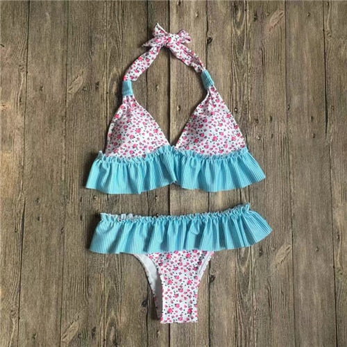 Women Bikini Set New Floral Swimsuit Women Push Up Two Piece Swimwear Triangle Swimwear Bathing Suit Swimming Costume Beach Wear