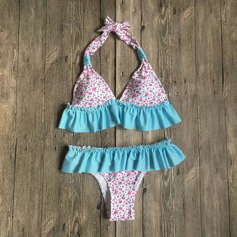 Women Bikini Set New Floral Swimsuit Women Push Up Two Piece Swimwear Triangle Swimwear Bathing Suit Swimming Costume Beach Wear