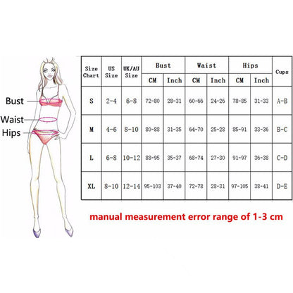 Women Bikini Solid Push-Up Padded Bikini Set Swimwear Two Piece Swimsuit Bathing Suit 2019 Swimming Bikini For Ladies Beachwear