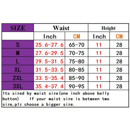 Women Black High Waist Trainer Body Shaper Waist Tummy Girdle Glass  Workout Underbust Control Weight Loss Corset Slimming Belt