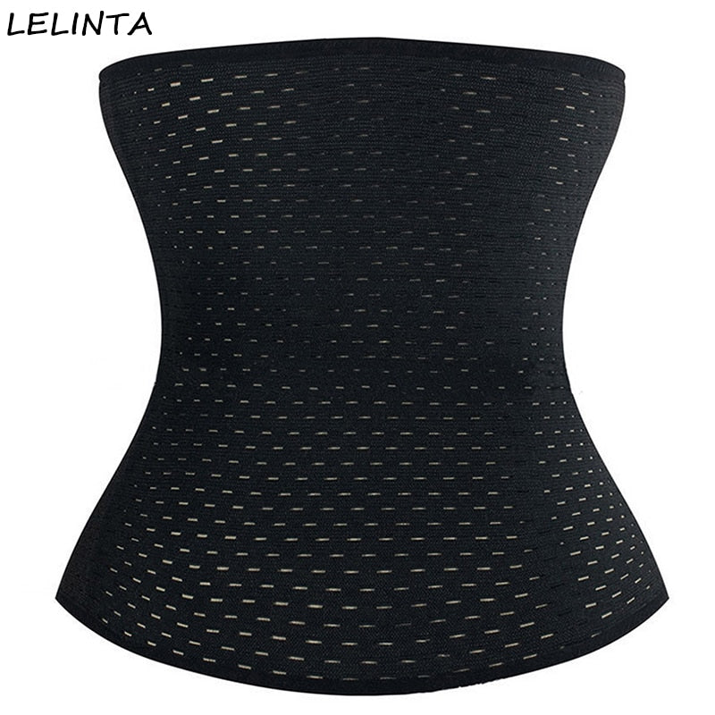 Women Black High Waist Trainer Body Shaper Waist Tummy Girdle Glass  Workout Underbust Control Weight Loss Corset Slimming Belt