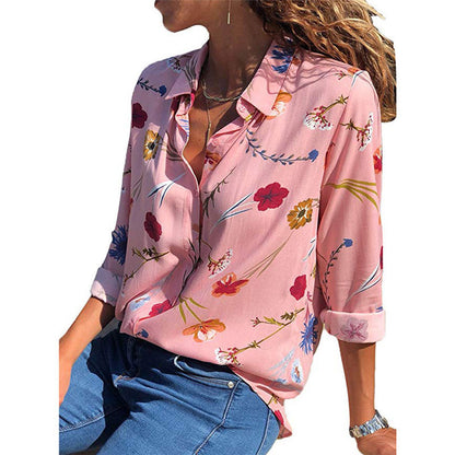 Women Blouses 2019 Fashion Long Sleeve Turn Down Collar Office Shirt Chiffon Blouse Shirt Casual Tops Plus Size Blusas Femininas