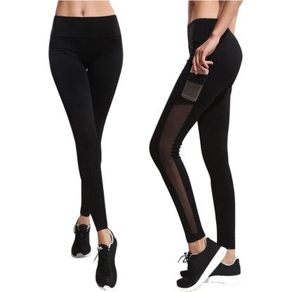 Women Casual Fitness Slim Pants Mesh Plain Elastic Waist Ladies Trousers Summer 2017 New arrival