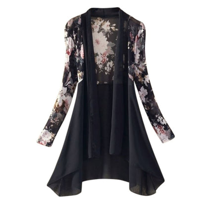 Women Kimono Vest Blusa Air Conditioning Sunscreen Female Blouses Jackets Long Chiffon Ladies Shirts