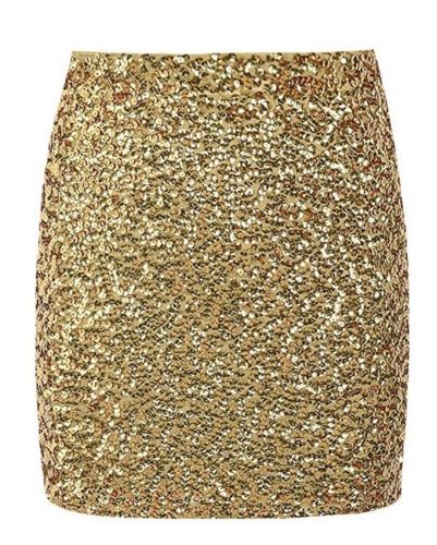 Women Sequin  Mini Skirt Night Out  Strappy Bodycon Ladies Mini Christmas Skirt