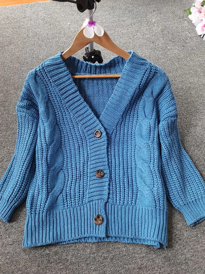 V neck Jumper Cardigans