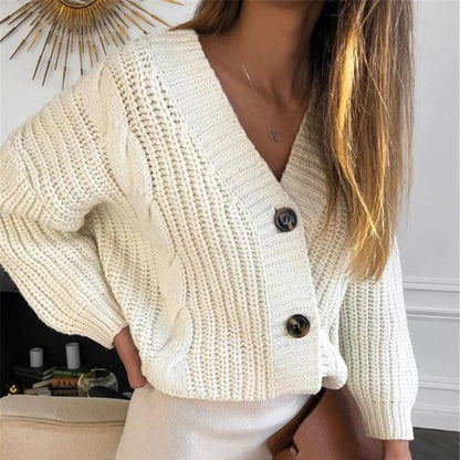 V neck Jumper Cardigans