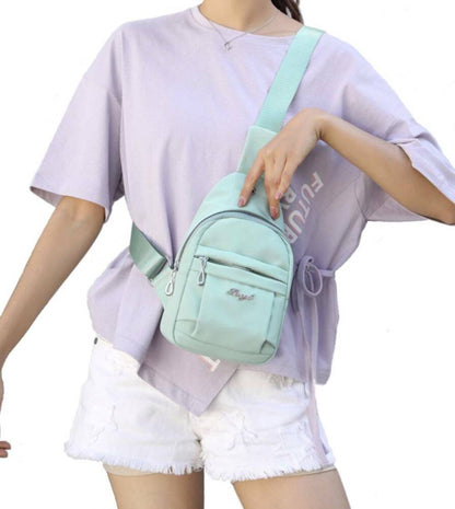 Women Chest Bag Mini Shoulder Backpack