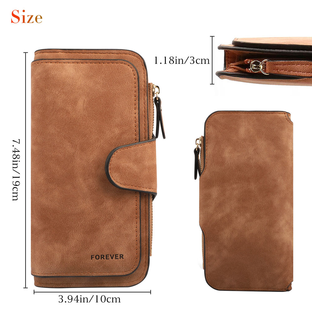 Women Lady Soft Leather Wallet