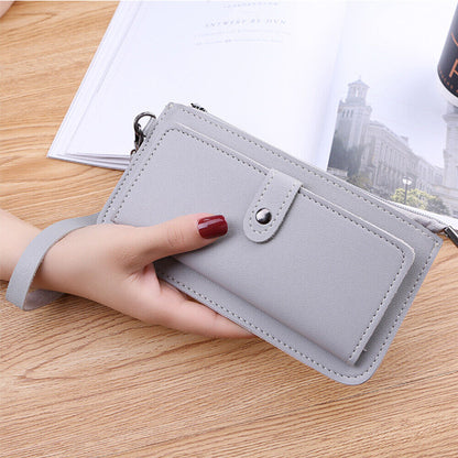 Women Leather Clutch Wallet Zip Long Purse Card Holder Phone Bag Case Handbag US