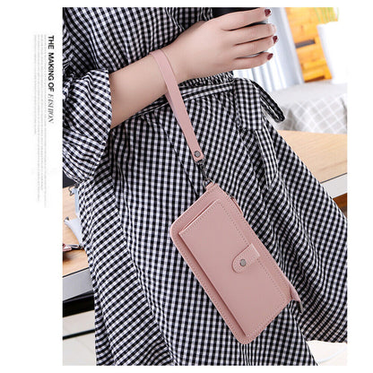 Women Leather Clutch Wallet Zip Long Purse Card Holder Phone Bag Case Handbag US