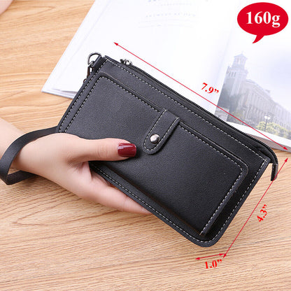 Women Leather Clutch Wallet Zip Long Purse Card Holder Phone Bag Case Handbag US