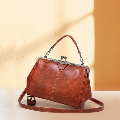 Women Oiled Leather Shoulder Bag