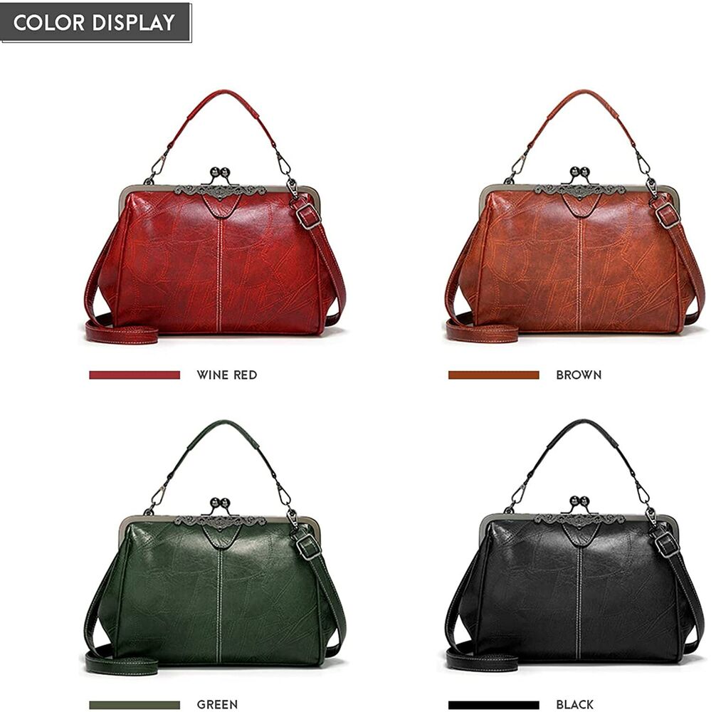 Women Oiled Leather Shoulder Bag