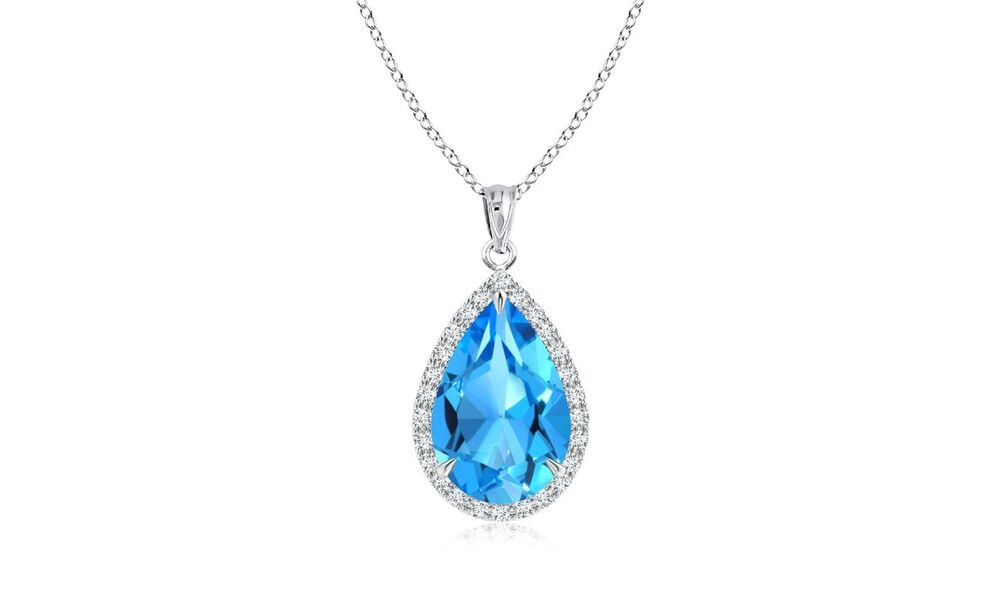 Women's 925 Sterling Cut Pendant Necklace