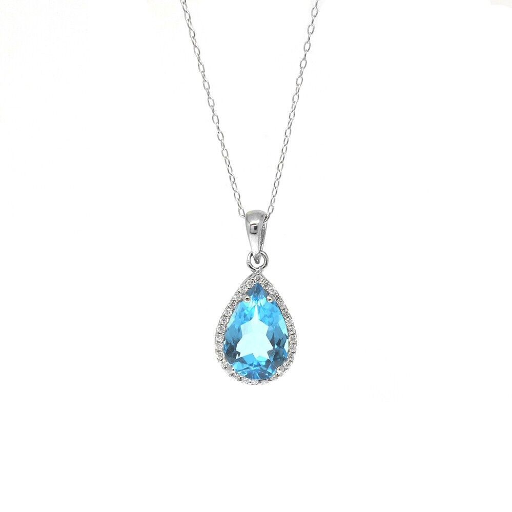 Women's 925 Sterling Cut Pendant Necklace