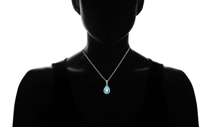 Women's 925 Sterling Cut Pendant Necklace