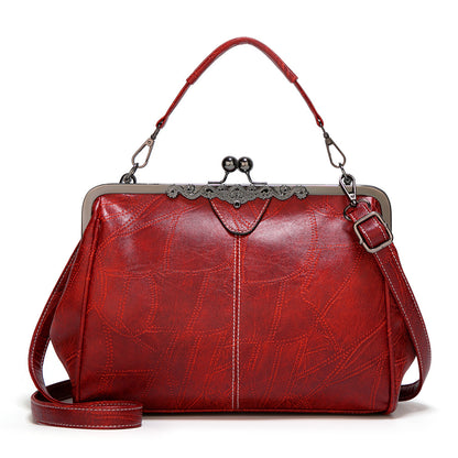 Women Oiled Leather Shoulder Bag