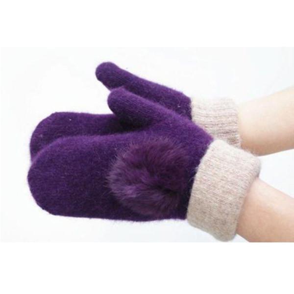 Wool Knitted Ladies Gloves