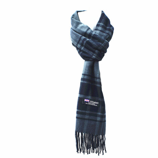 Winter Warm 100% Cashmere Plaid Scarf