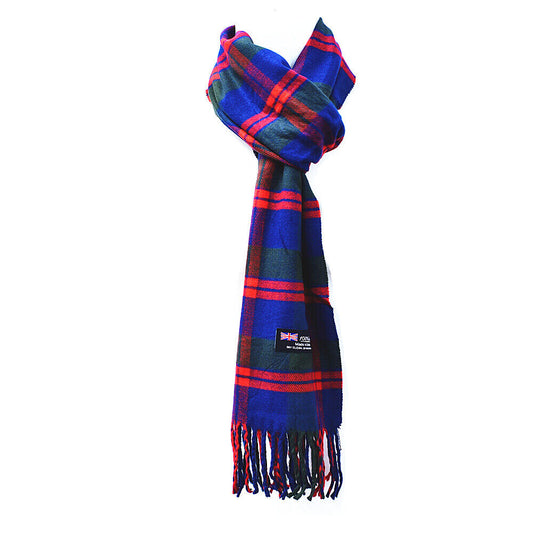 Winter Warm 100% Cashmere Plaid Scarf